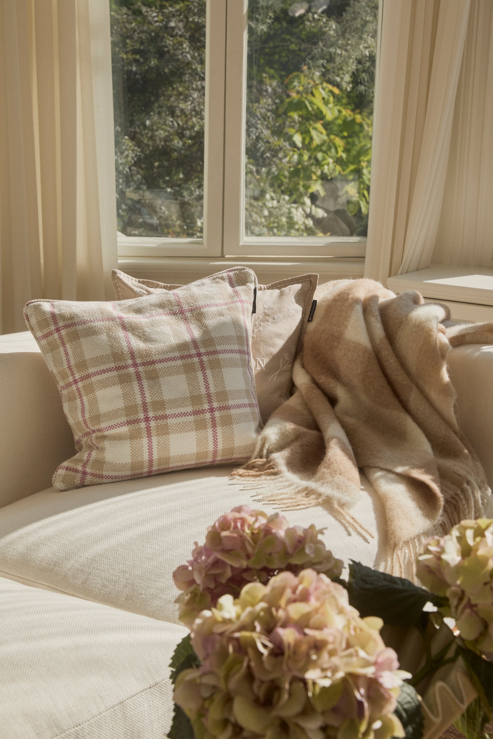 Kissenhülle kariert Lexington