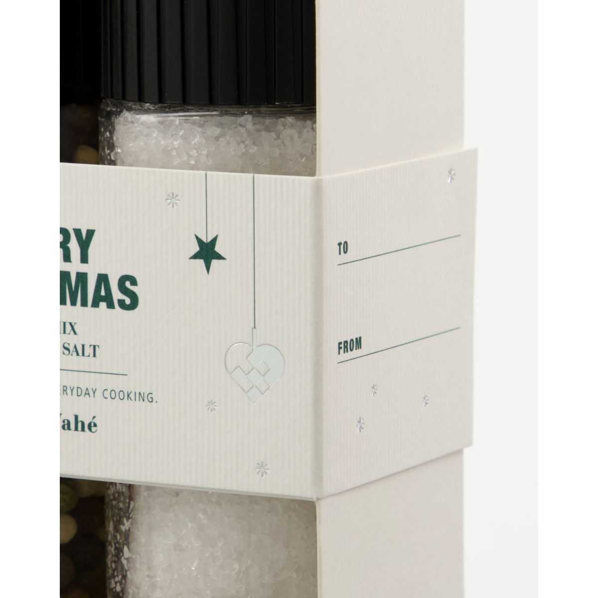 Geschenkbox Merry Christmas, French sea salt & pepper mix
