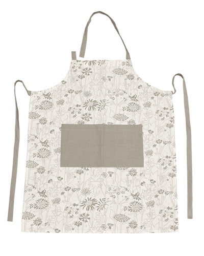 Kochschürze flower weiss