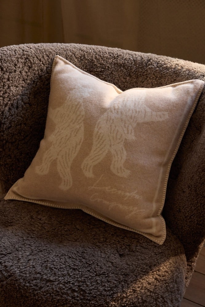 Kissenhülle Bears aus Wolle