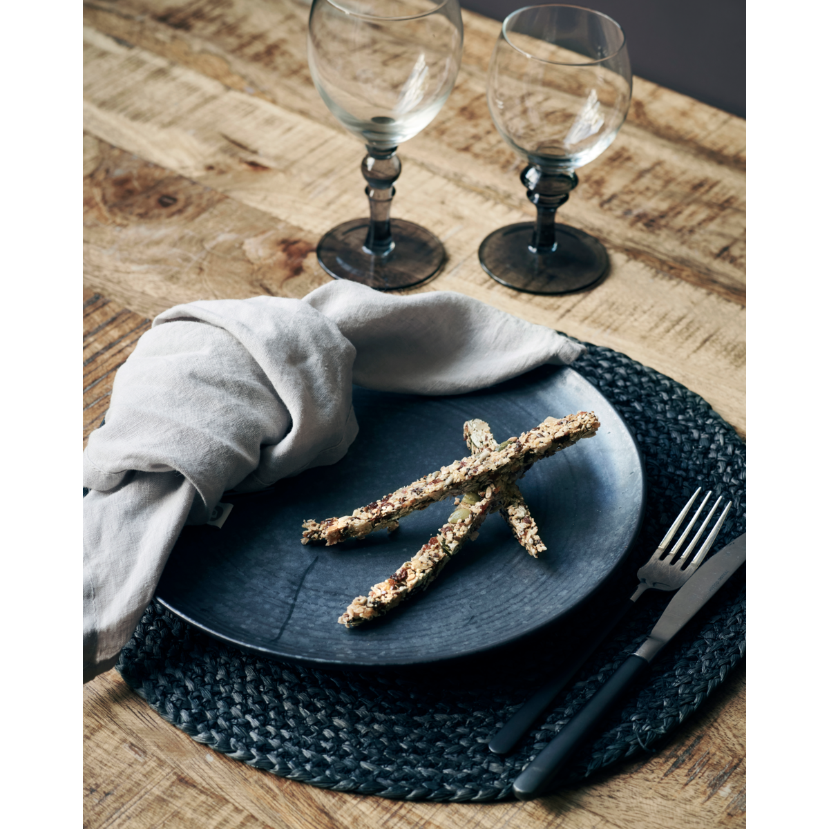 Dinnerteller Pion, Black/Brown