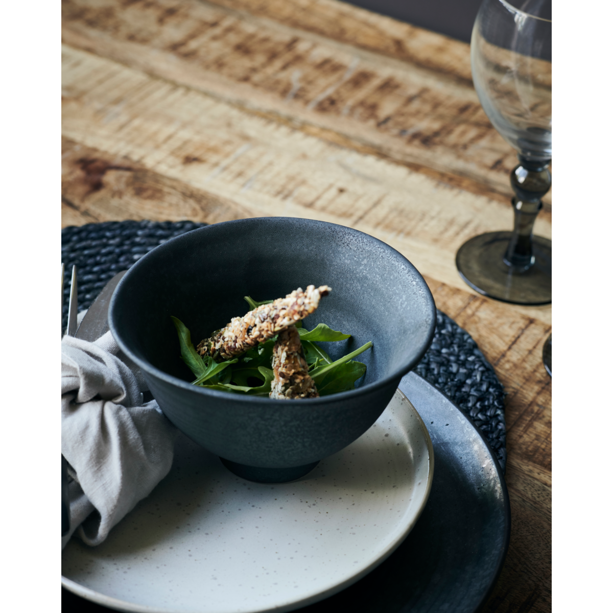 Schüssel Pion Black/Brown