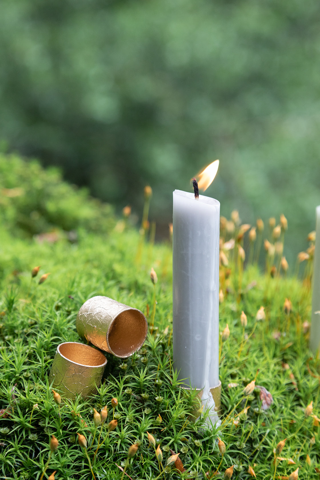 Stabkerzenhalter magnetisch, gold