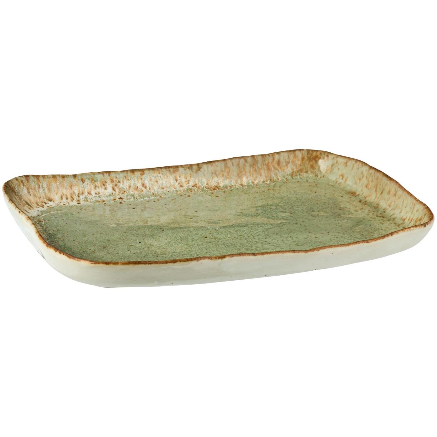 Tablett Ocean Green länglich