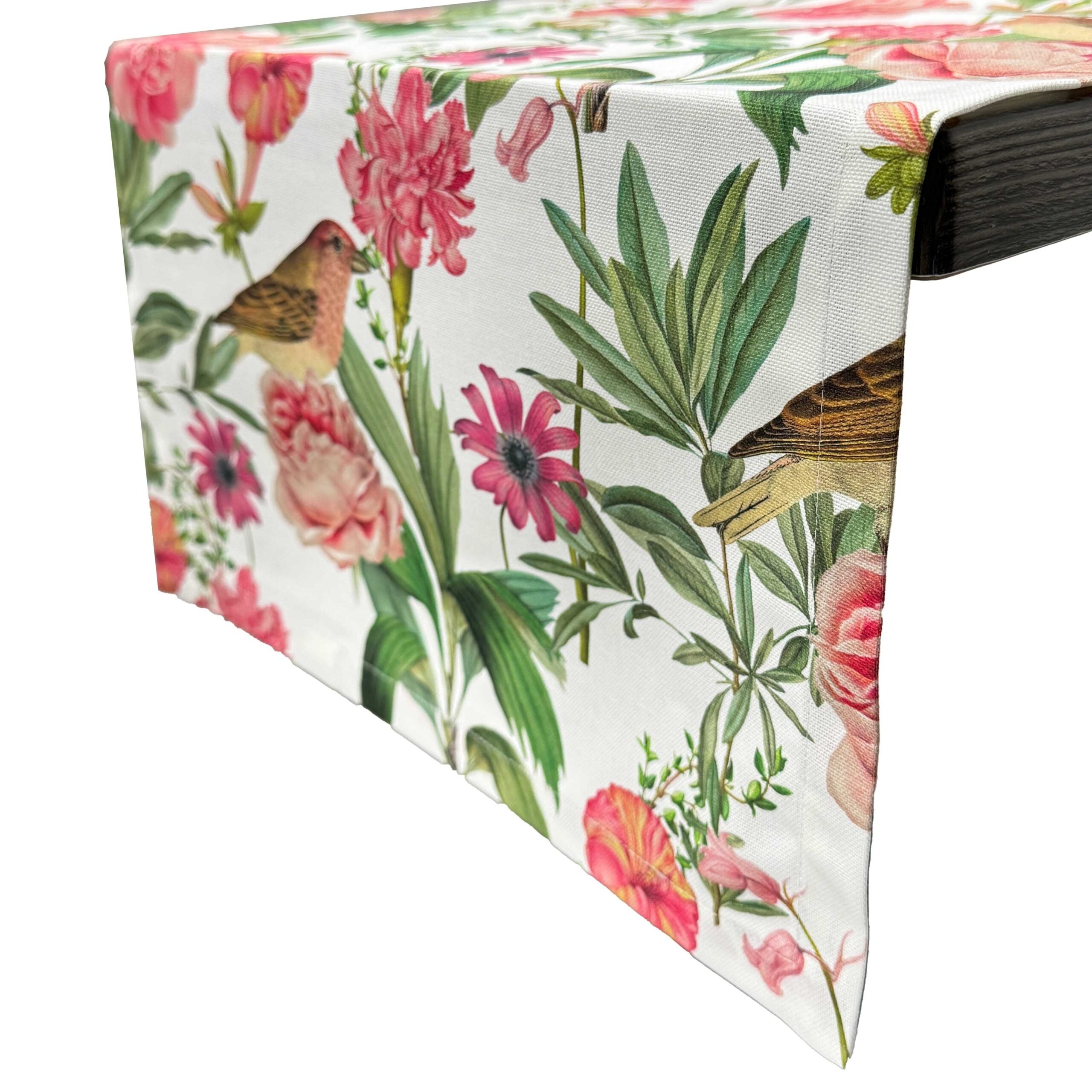 Tischläufer pink birds 40x140