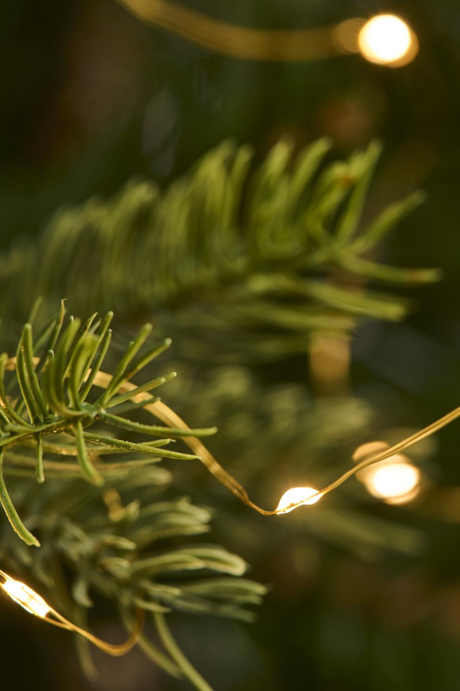 Lichterkette mit 20 LED-Lichtern für draussen
