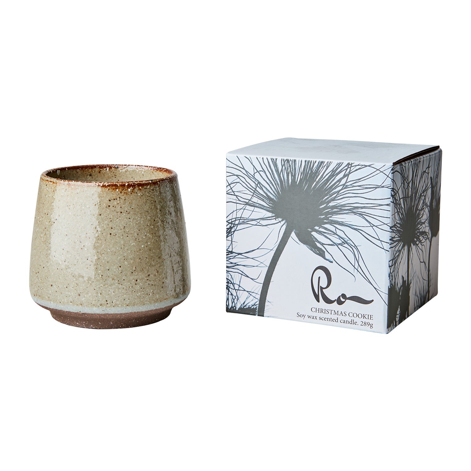 Duftkerzen Christmas cookie beige-olivegrün