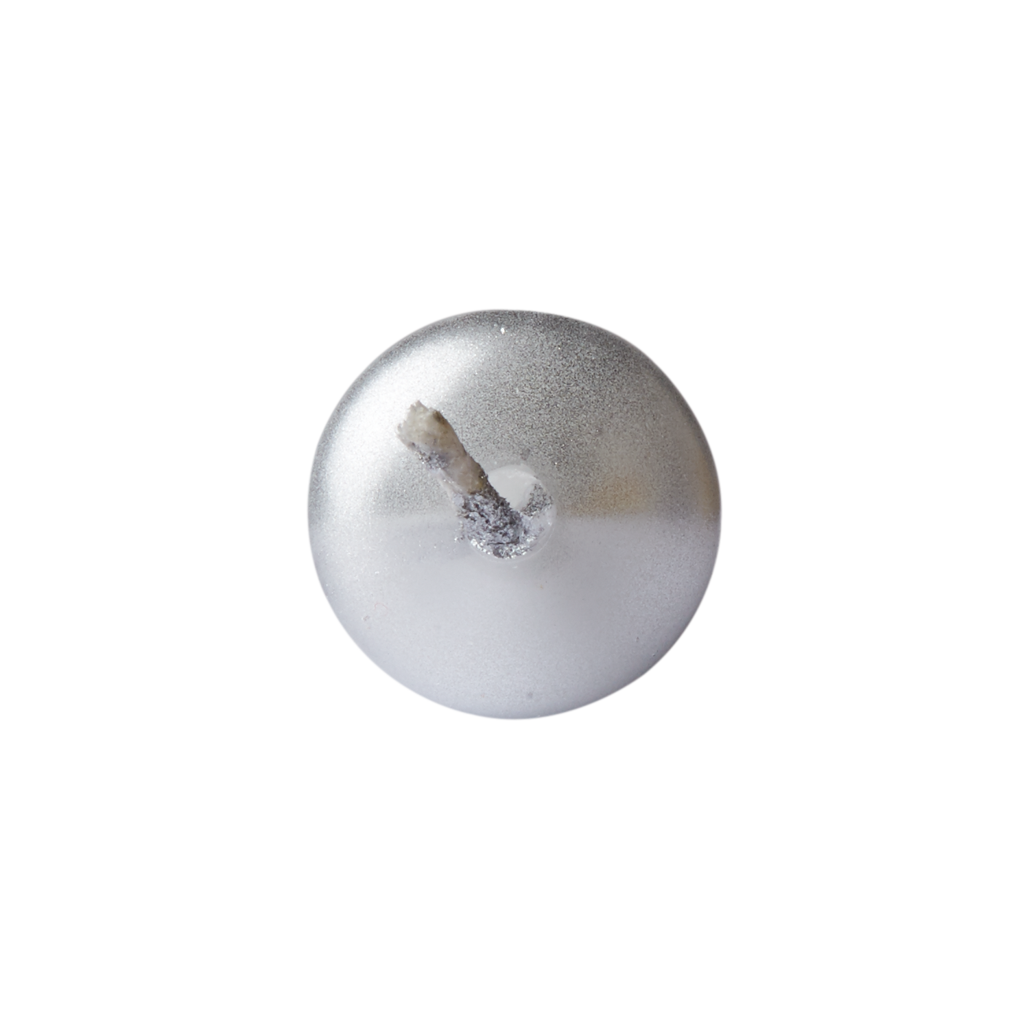 RUSTIC Stabkerze silber