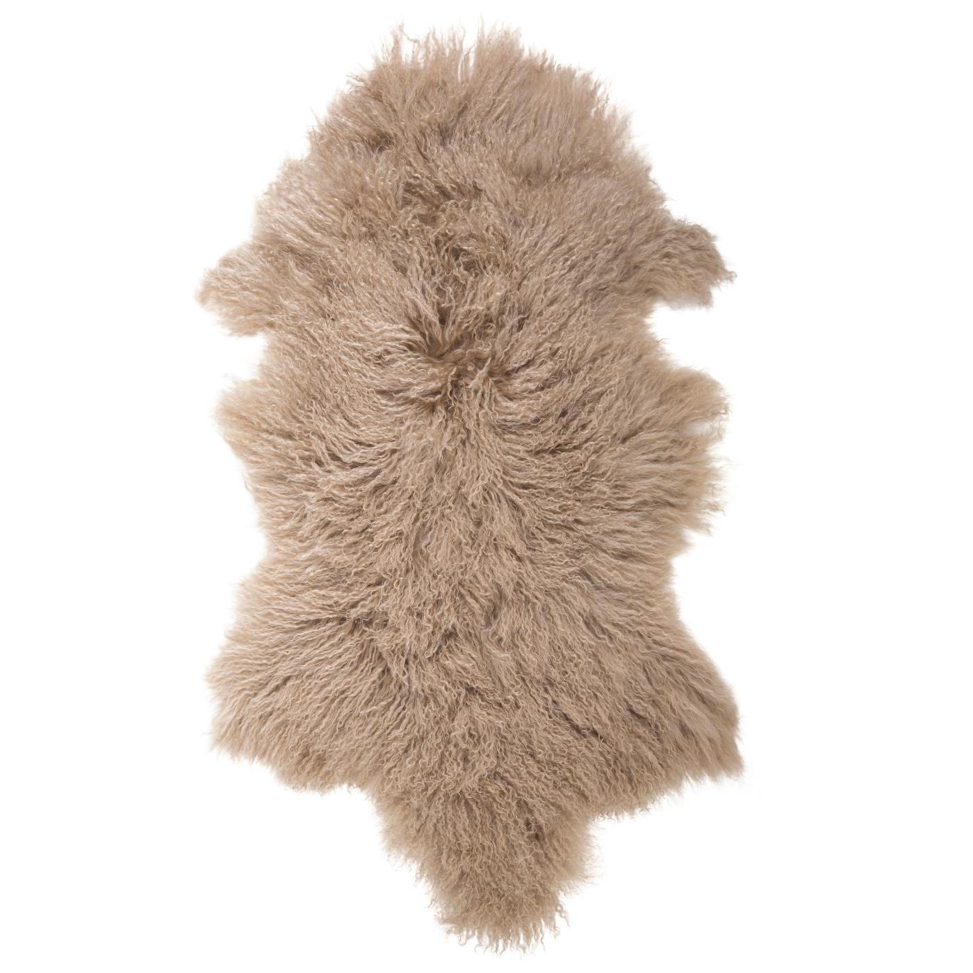 Tibetisches Lammfell milky brown