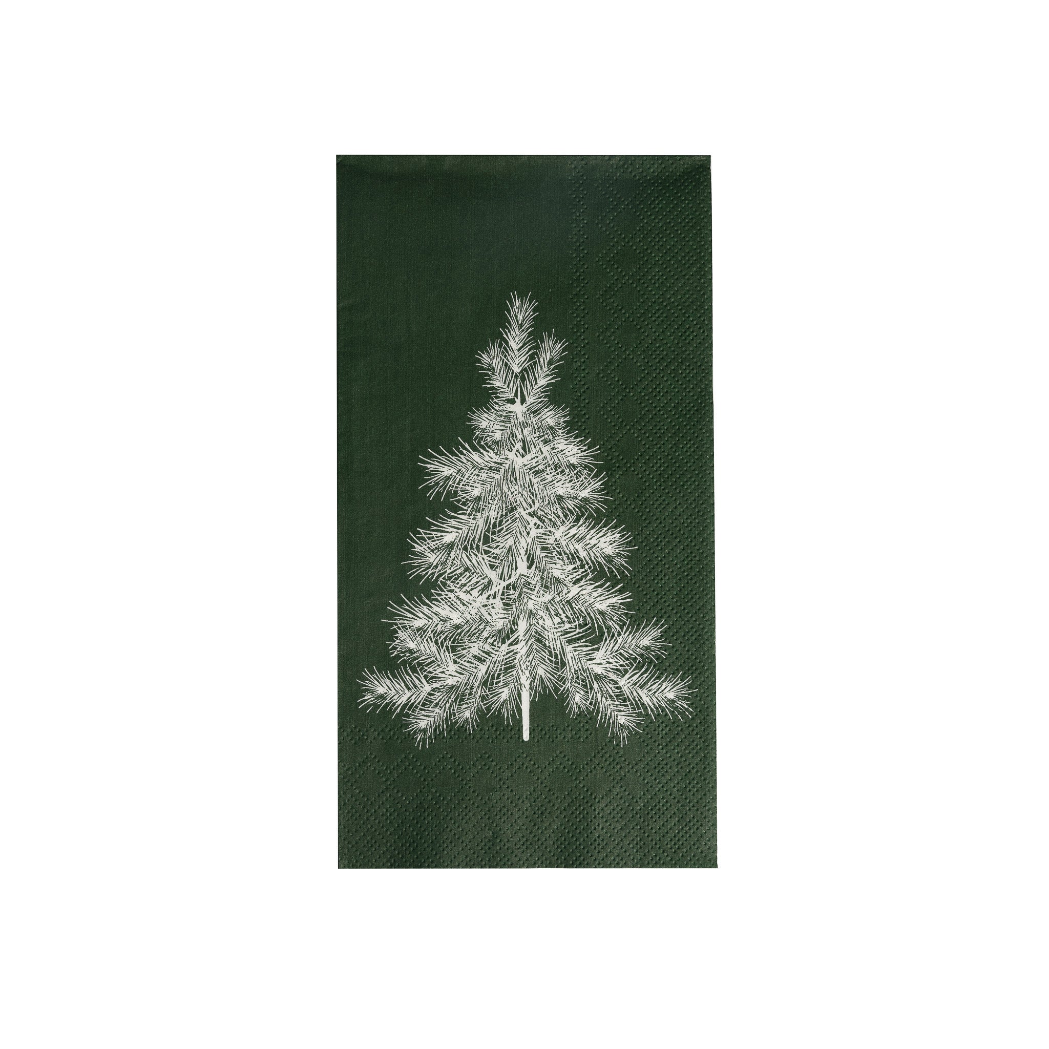 Serviette Tannenbaum grün