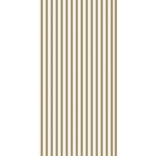 Serviette mit grünen Streifen