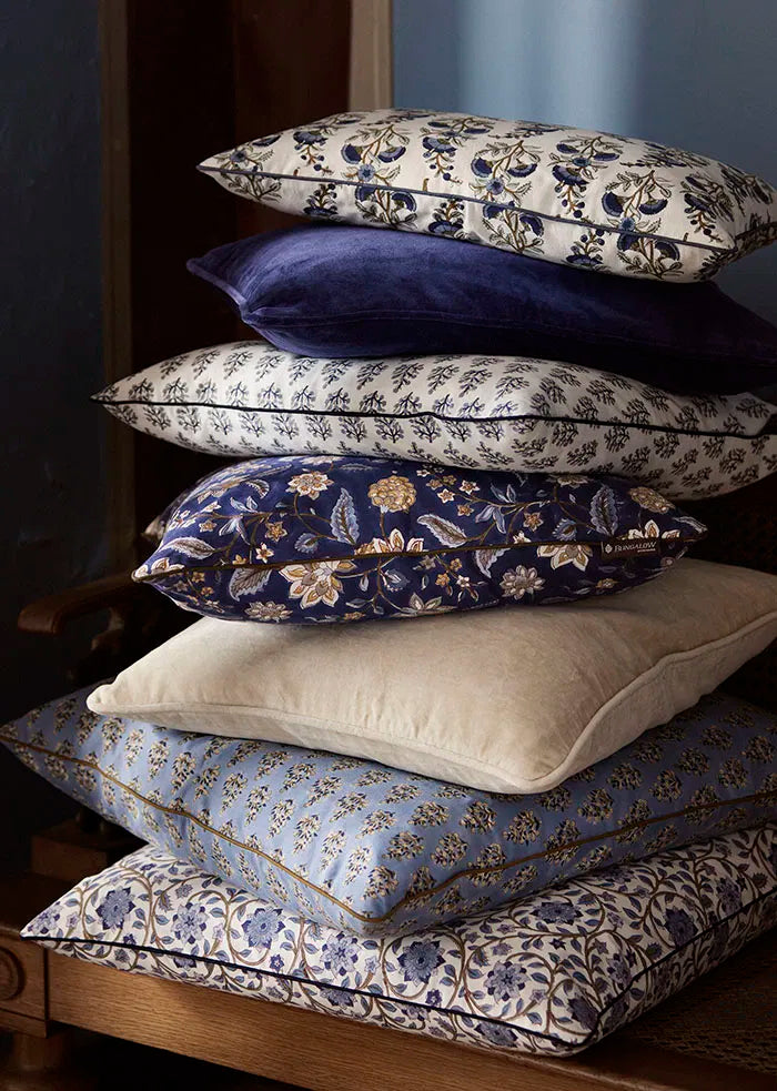 Kissenhülle Samira Indigo