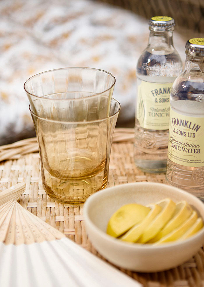 Glas Nora Gelb im 2 - er Set