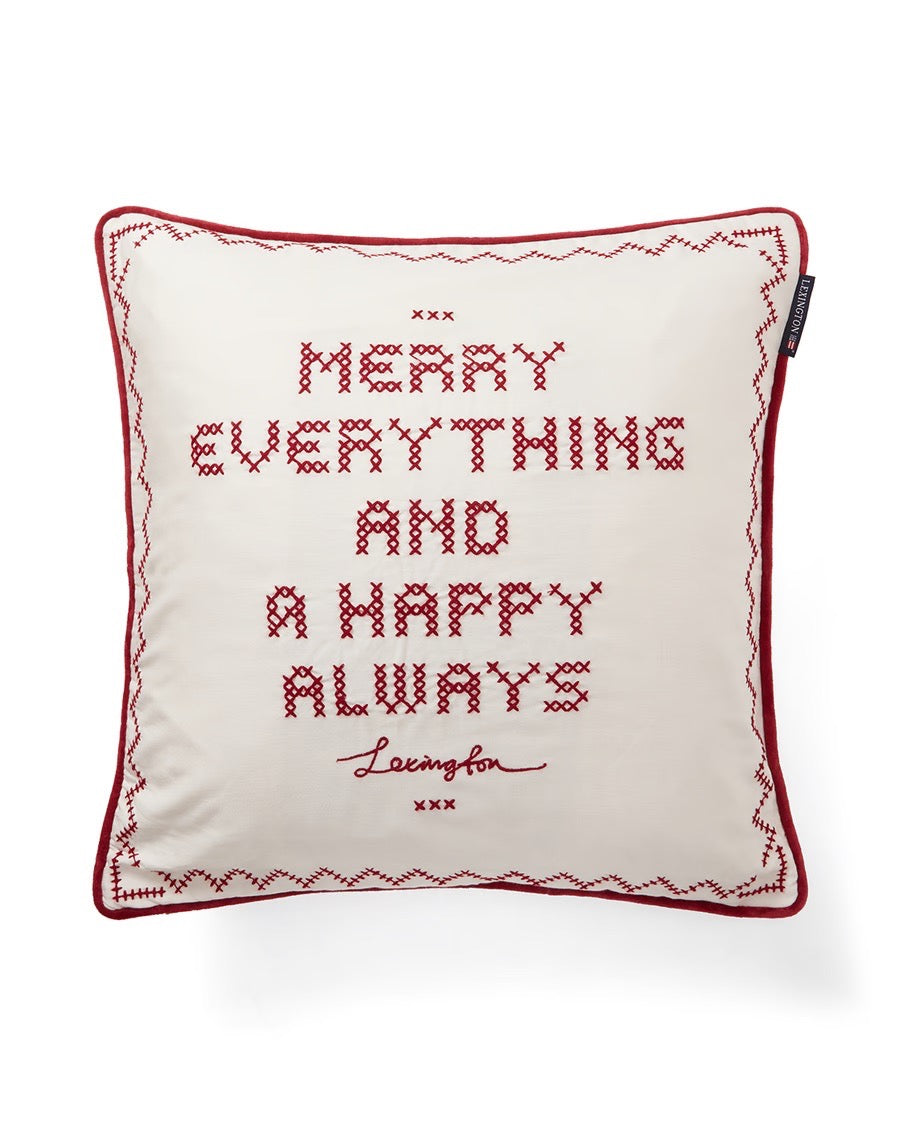 Kissenhülle Happy, Bio-Baumwolle