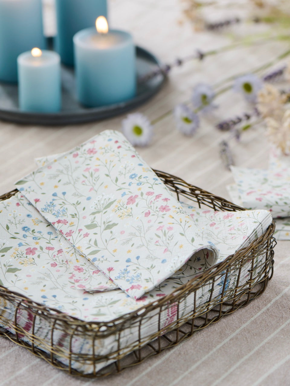 Serviette Blütenflor