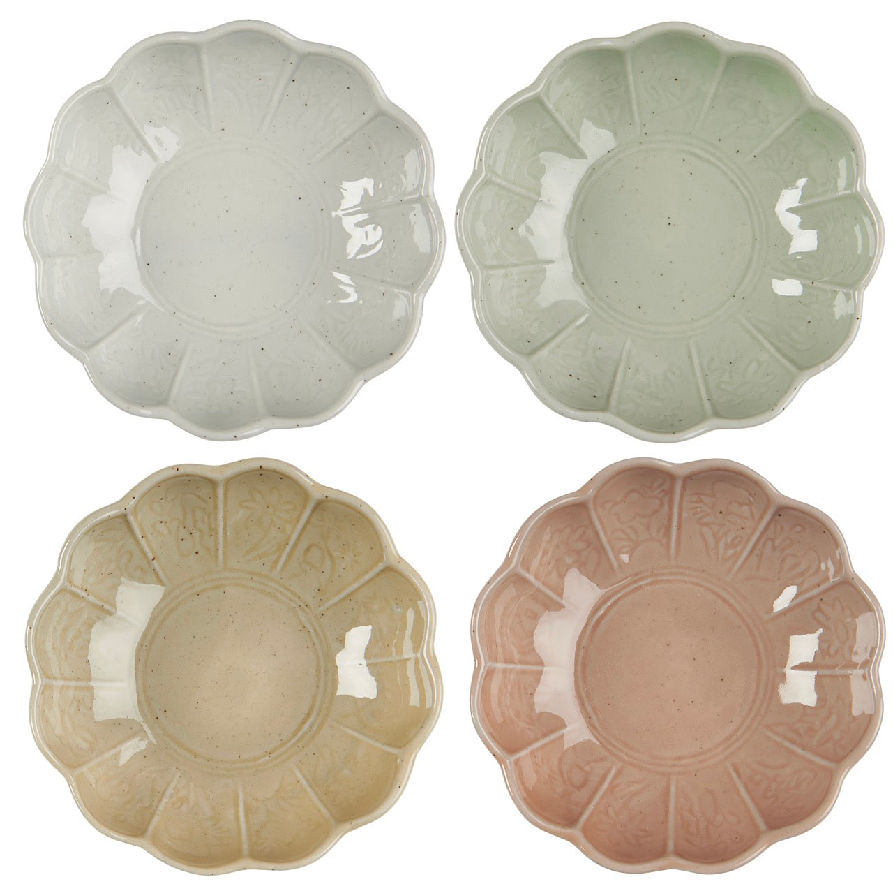 Schale Blumenförmig 4 ass