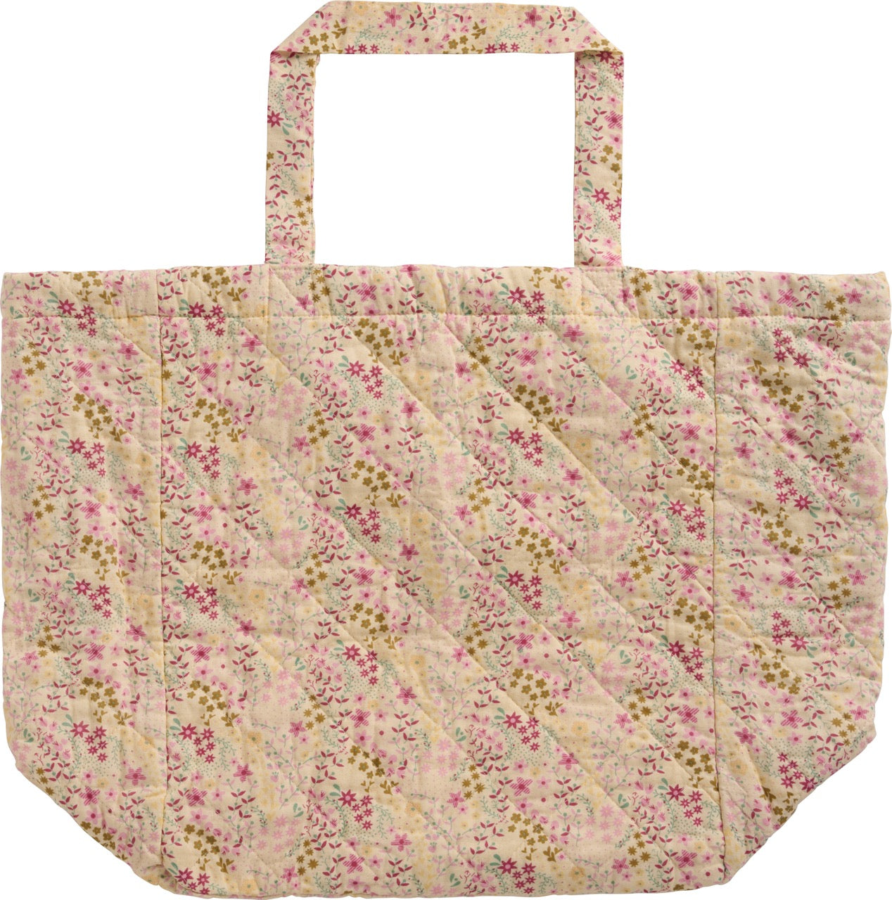 Tasche wattiert mit farbigen Blumen
