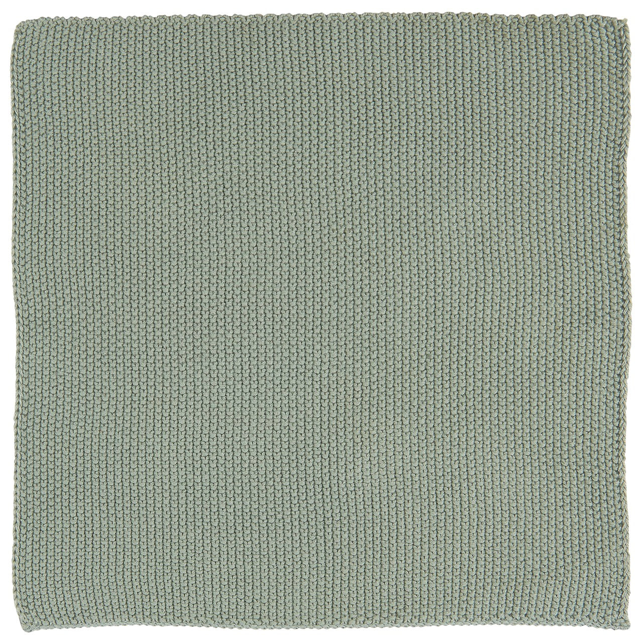 Spüllappen Mynte staubig grün gestrickt