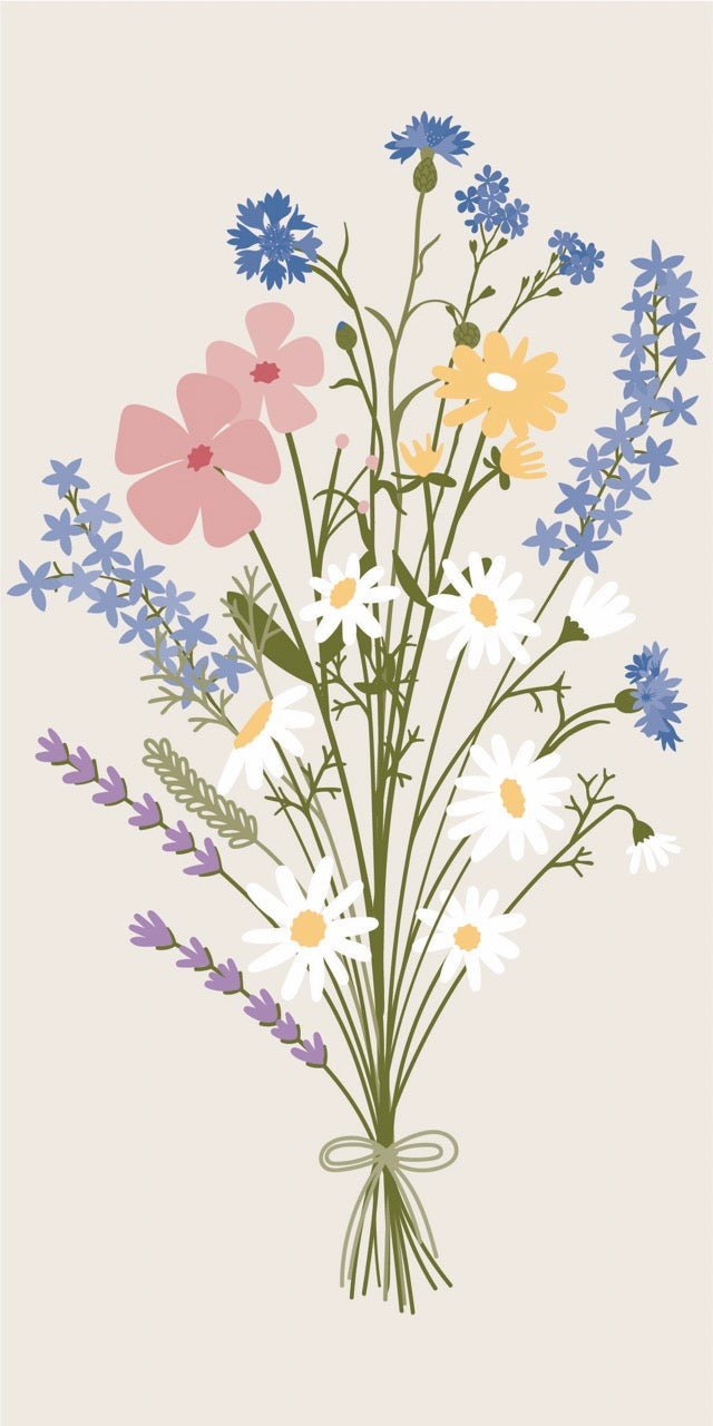 Serviette Sommerstrauss