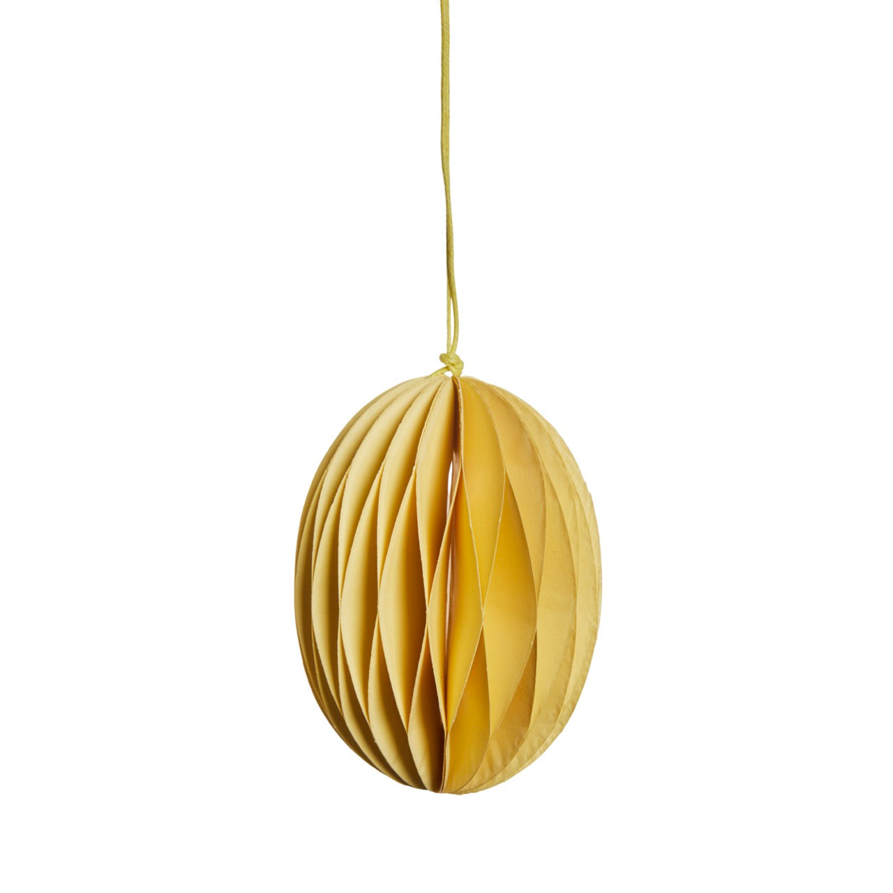 Ornament Eier Parillia gelb