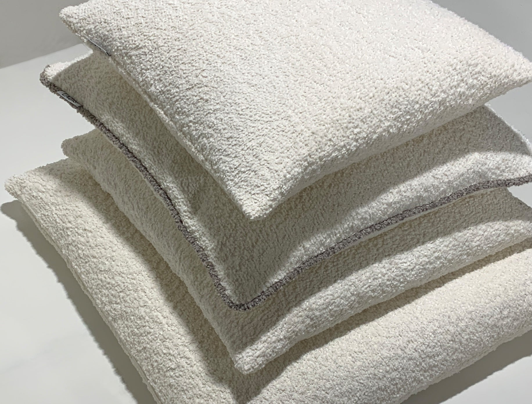 Kissenhülle mit Fellherz Käthe 45x45