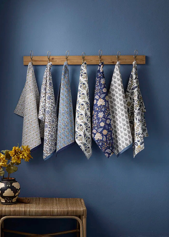 Küchentuch Calla Indigo