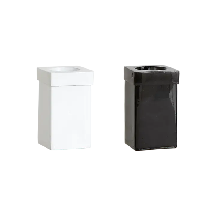 Kerzenspitzer, Schwarz/weiß