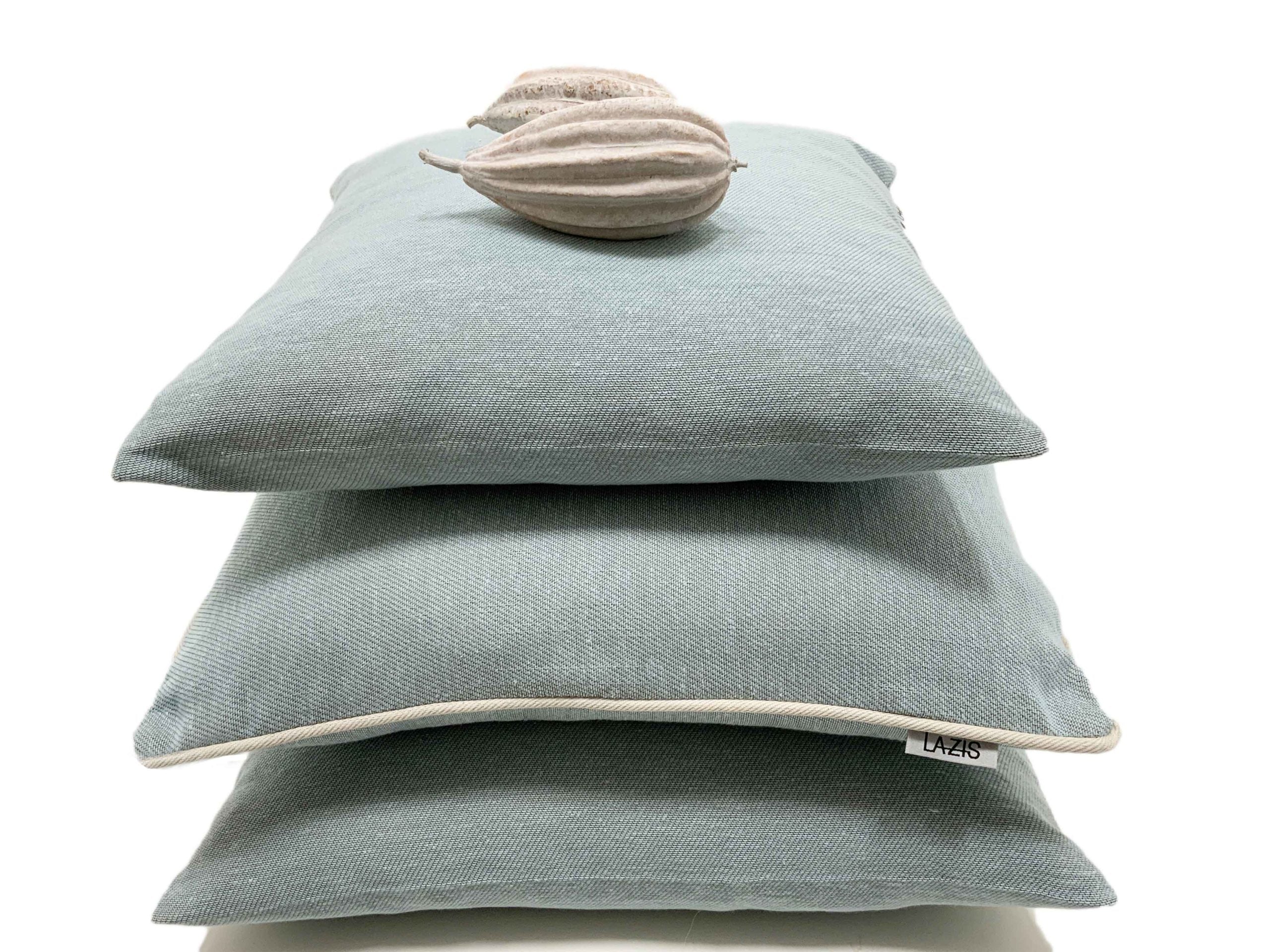 Kissenhülle mit Paspel Lea 45x45