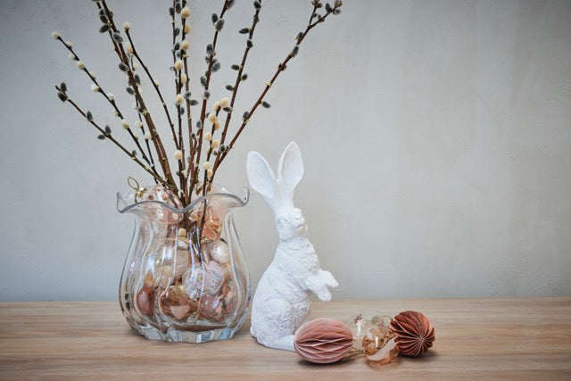 Ornament Eier Parillia rosa