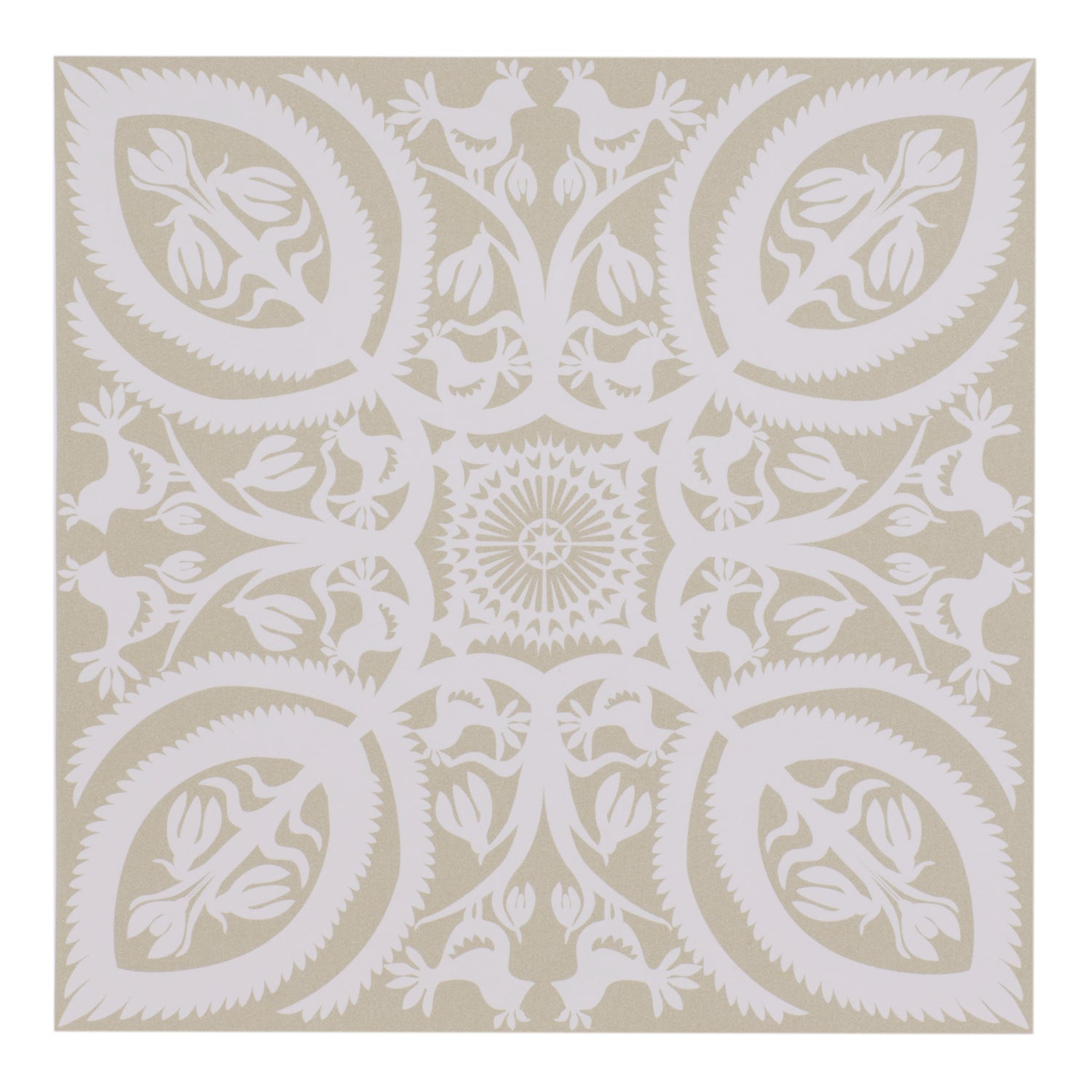 Servietten Letter Sand