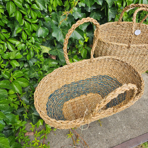 Einkaufskorb aus Seegras