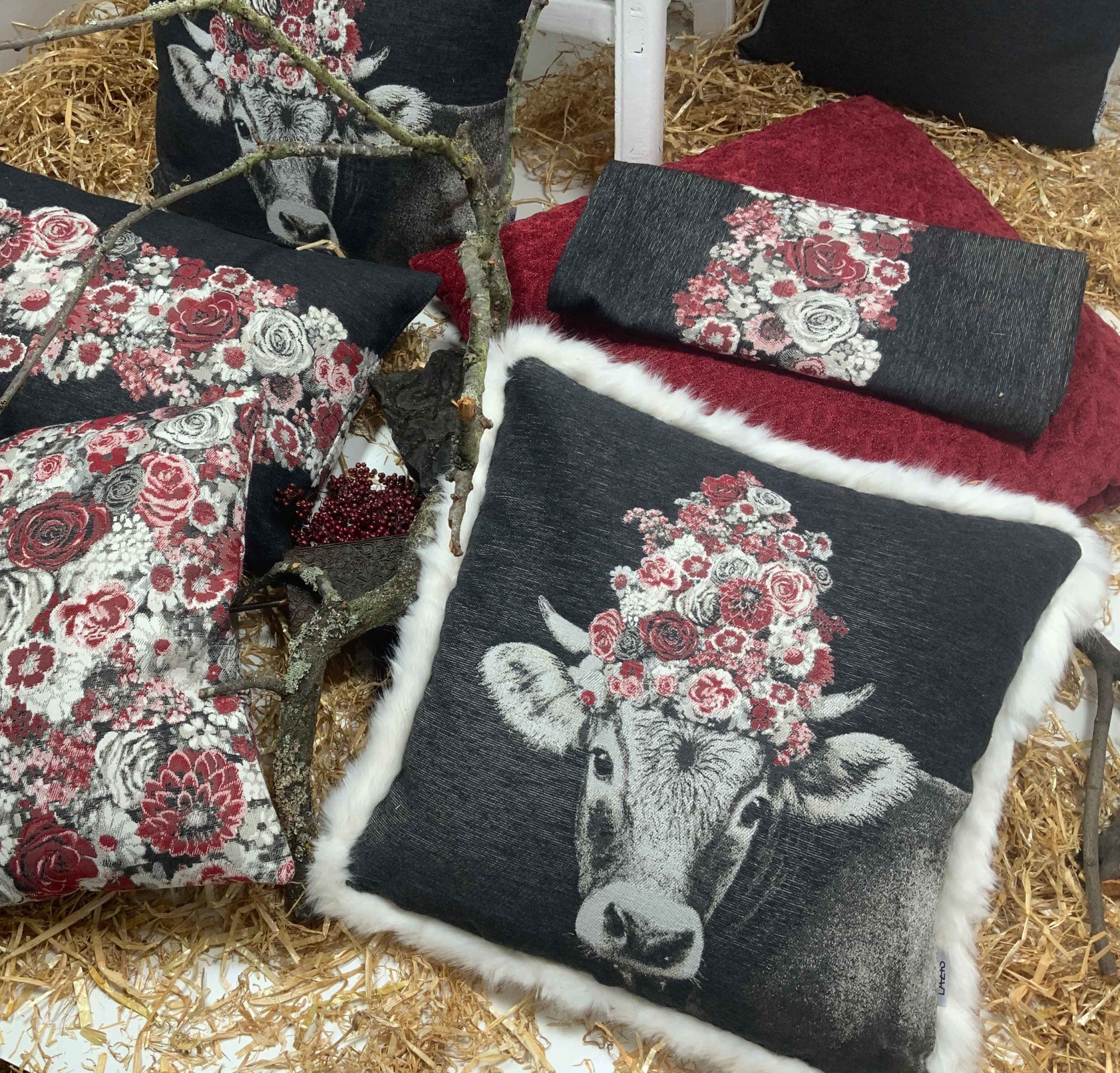 Kissenhuelle Shabby Ola Olga 50x50