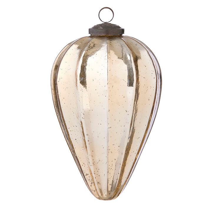 Glass Ornament Gala 20cm Gold