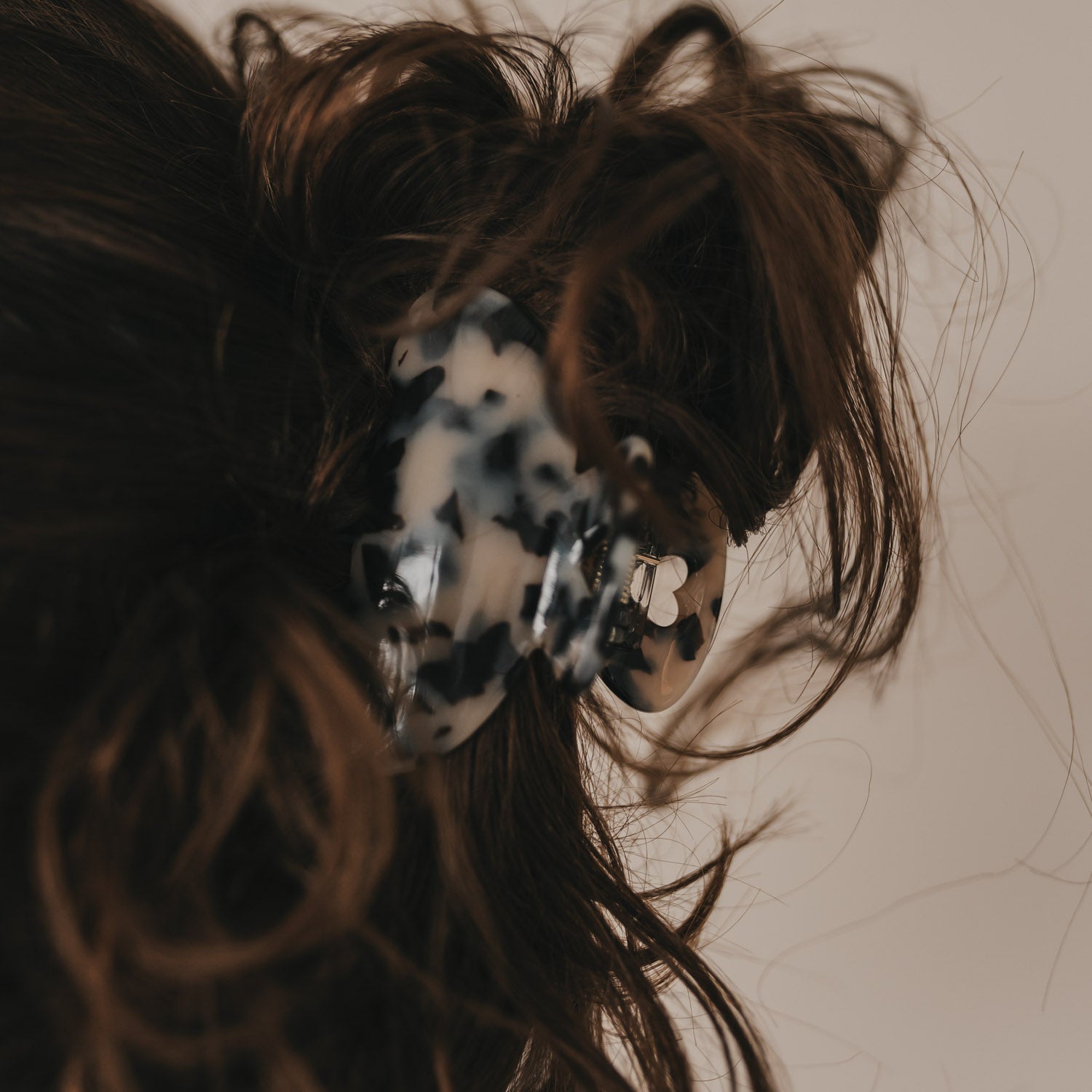 Haarspange gross Herz Leo