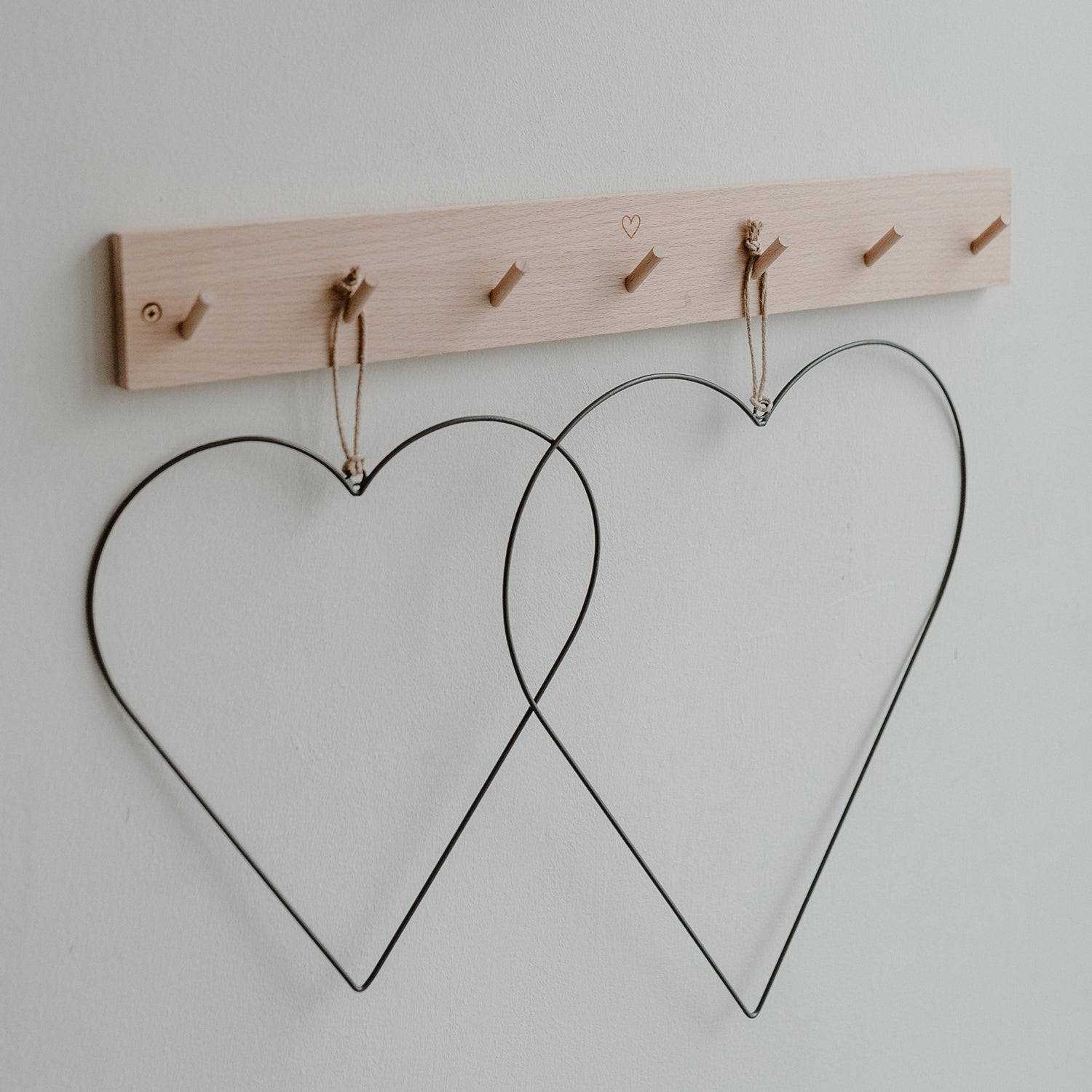 Metallkranz Herz in 3 verschiedenen Grössen