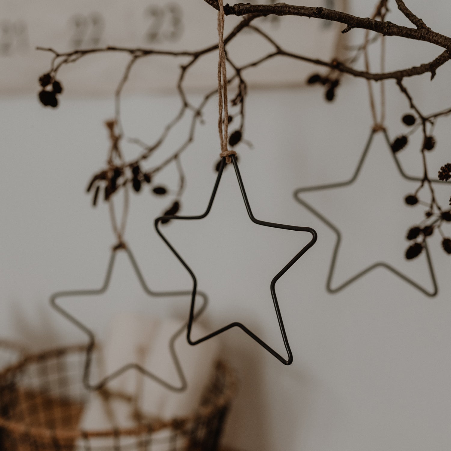 Metallanhänger Stern