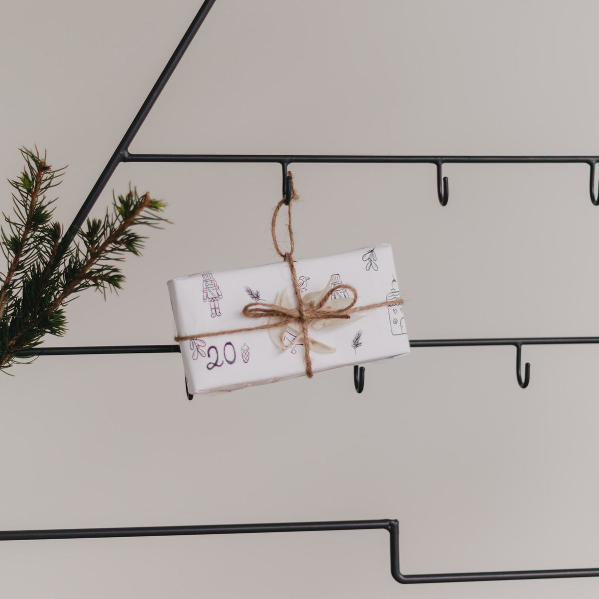 Adventskalender Tanne groß