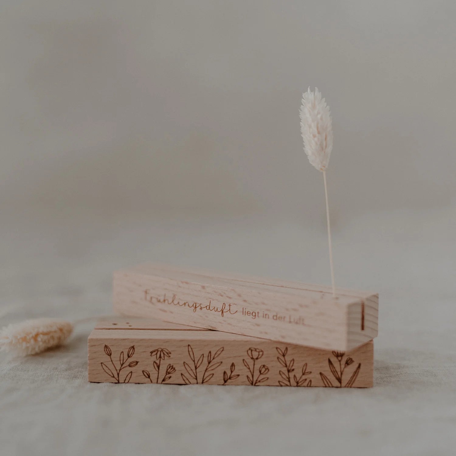 Karten- und Blumenhalter Frühling im 2-er Set