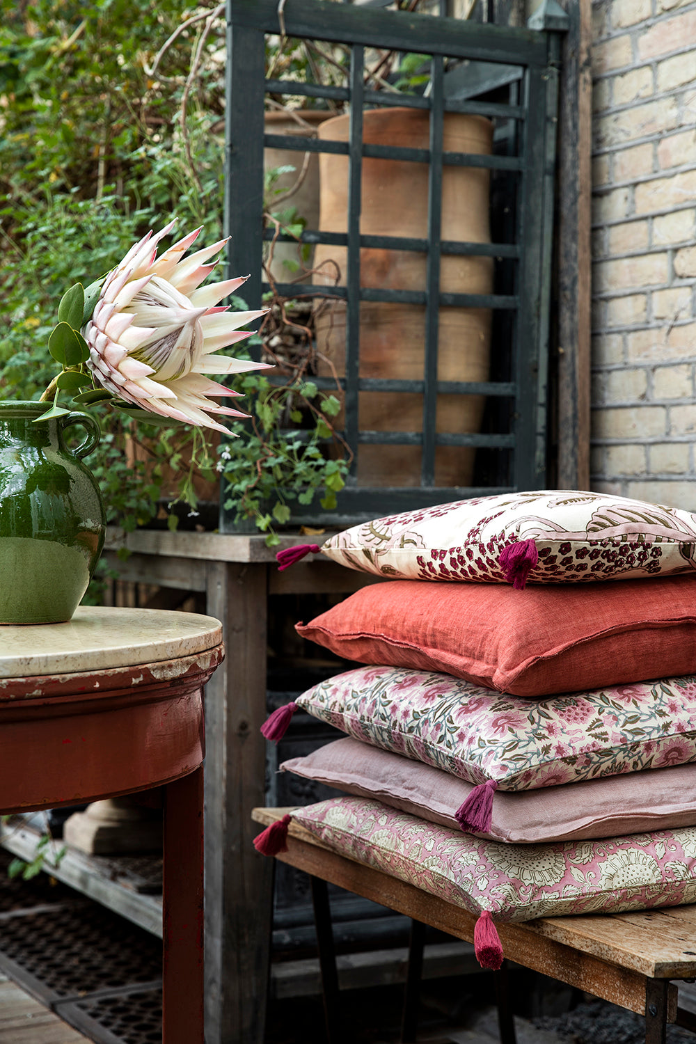 Kissenhülle aus Leinen