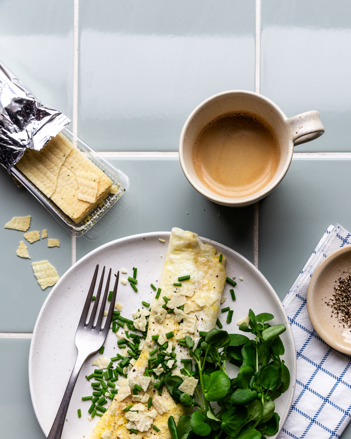 Crispy snack Sour cream & onion