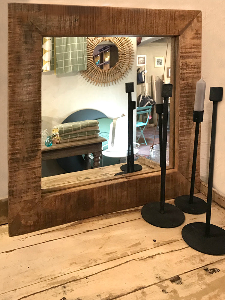 Holzspiegel 50x50cm