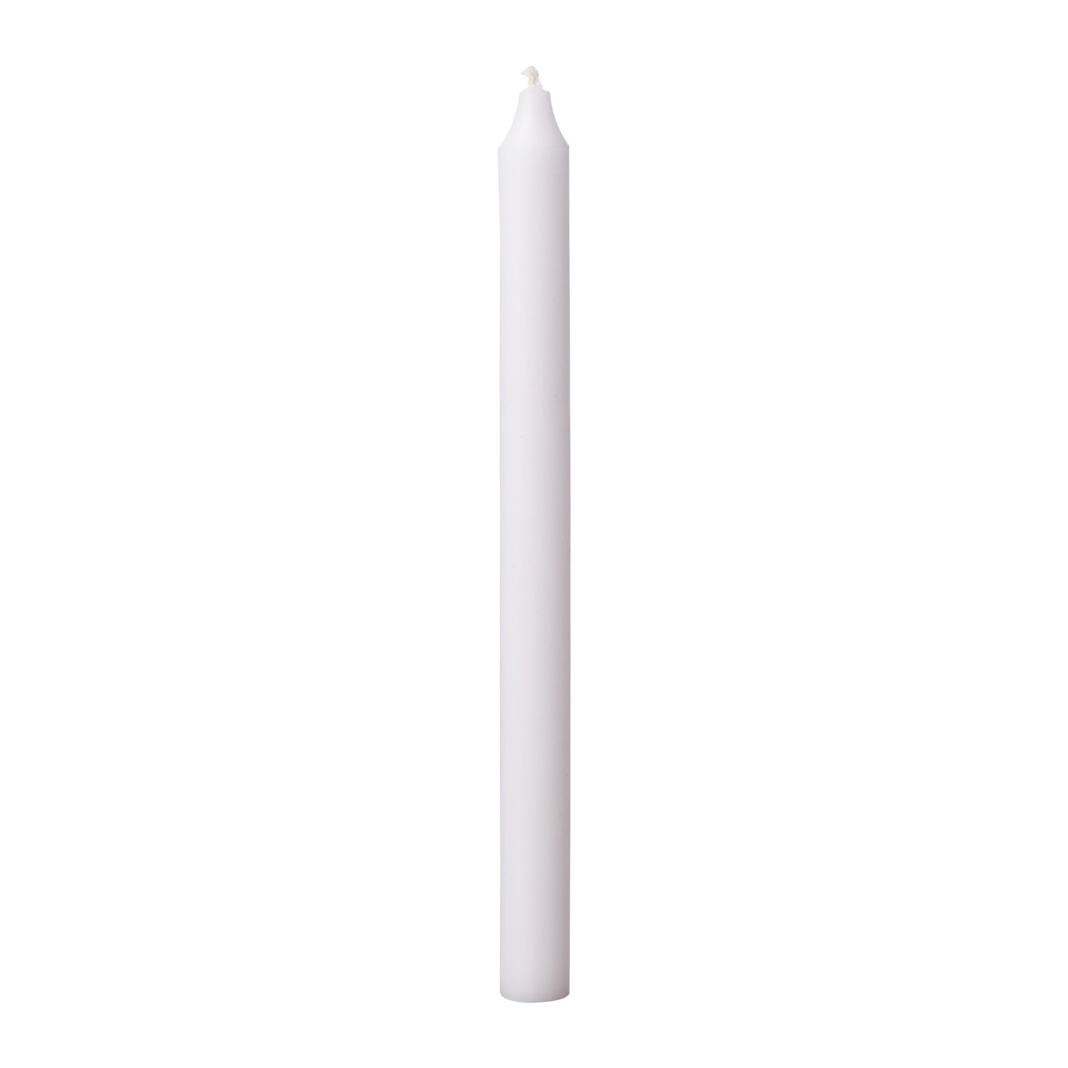 RUSTIC Stabkerze weiss