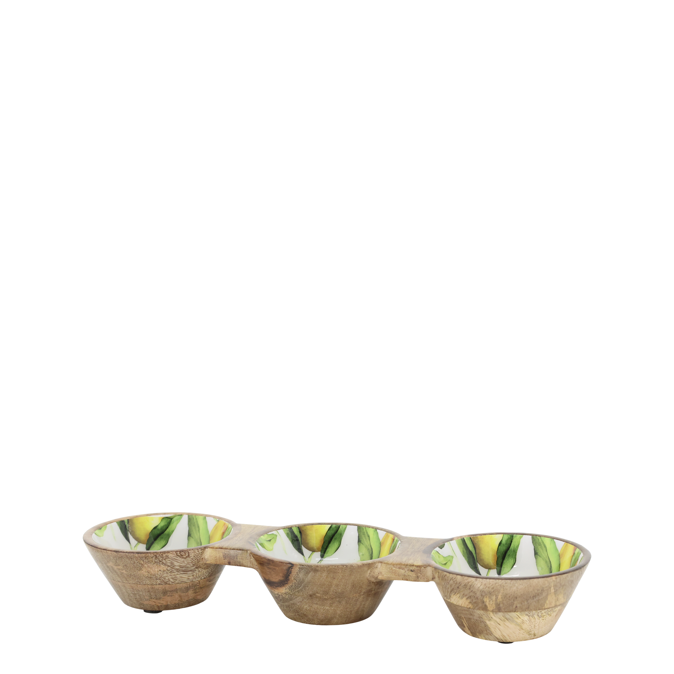 Apéroschalen mit Zitronenmuster