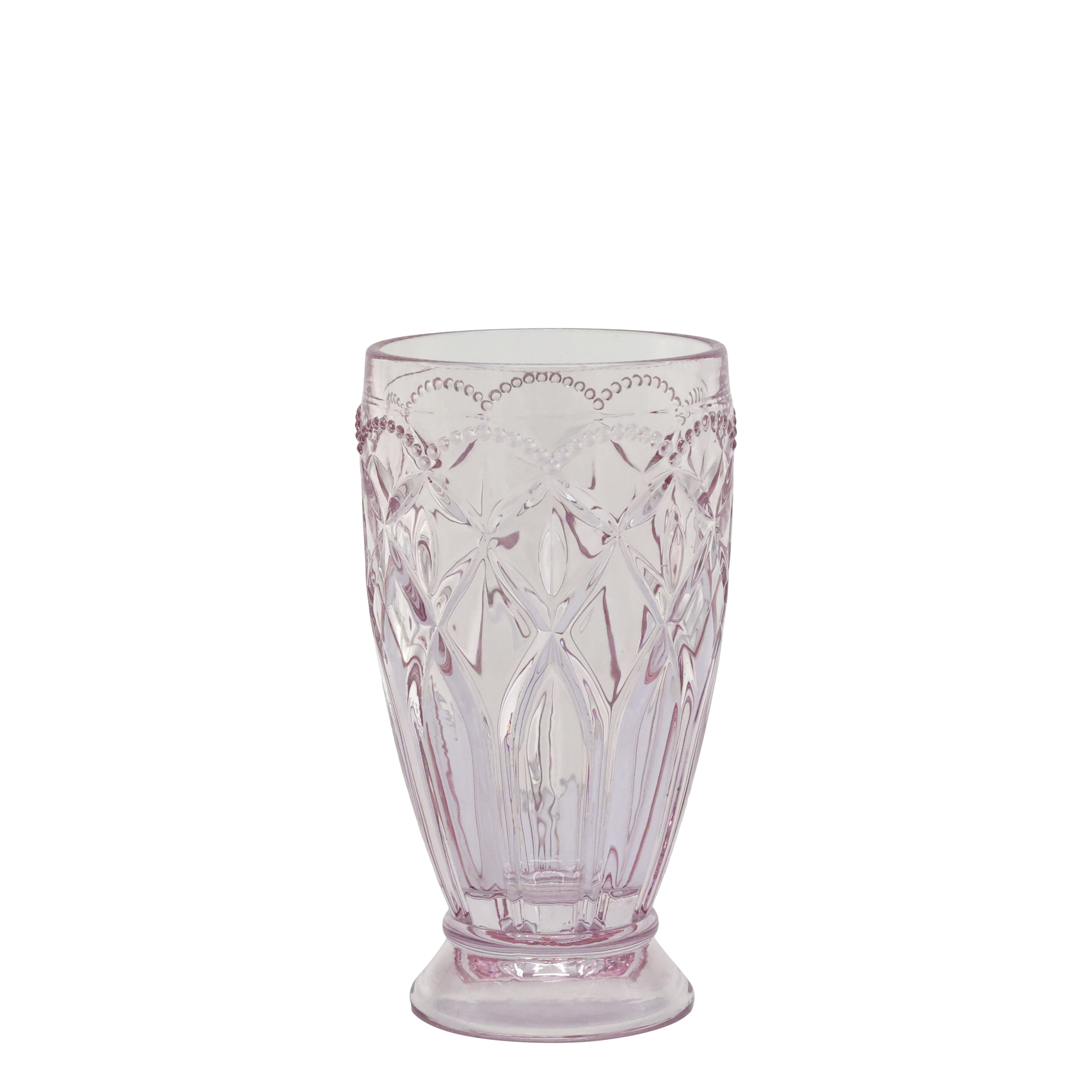 Saint-Émilion Glas mit Muster Rose