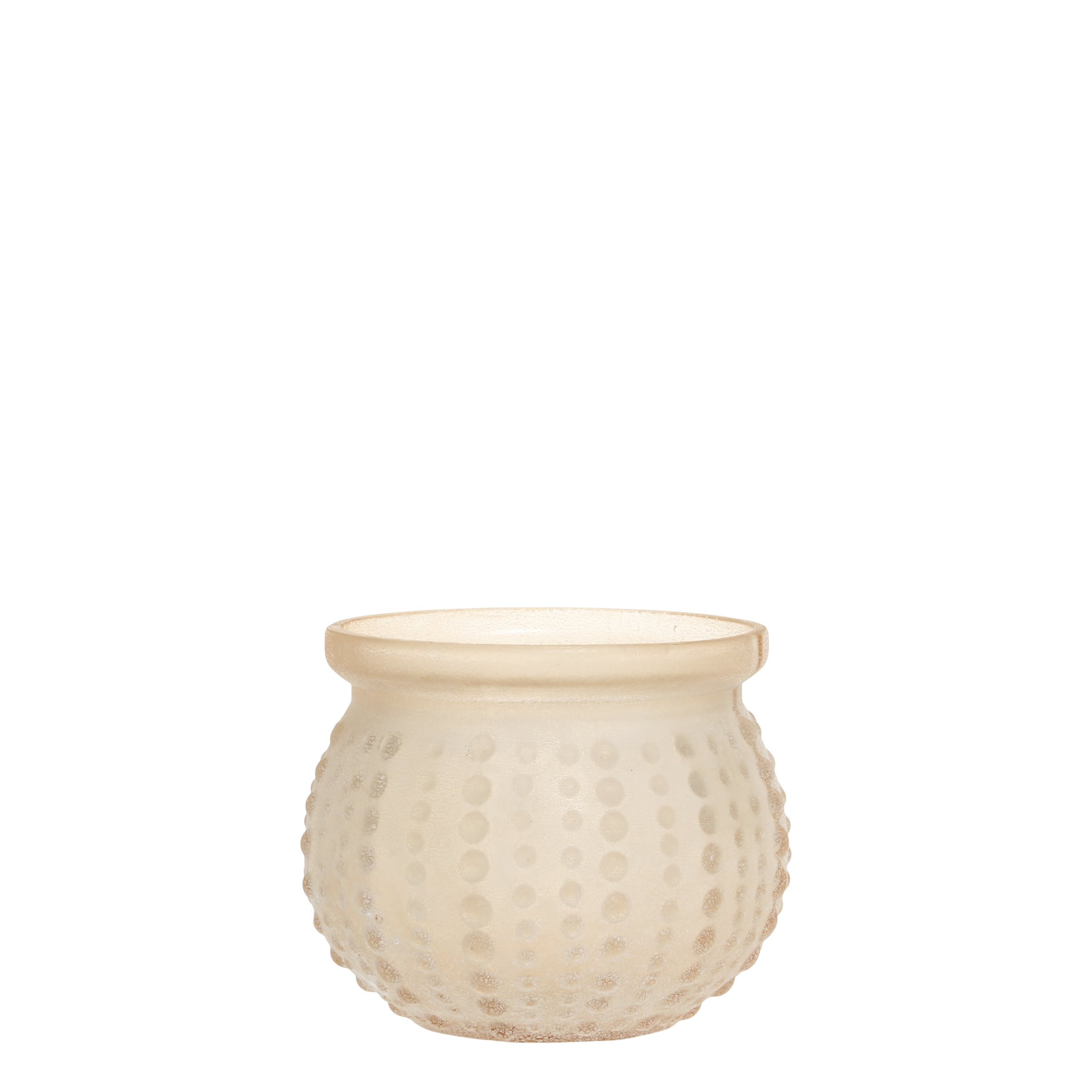 Teelichthalter mit Muster H7/D9 cm antique rosa
