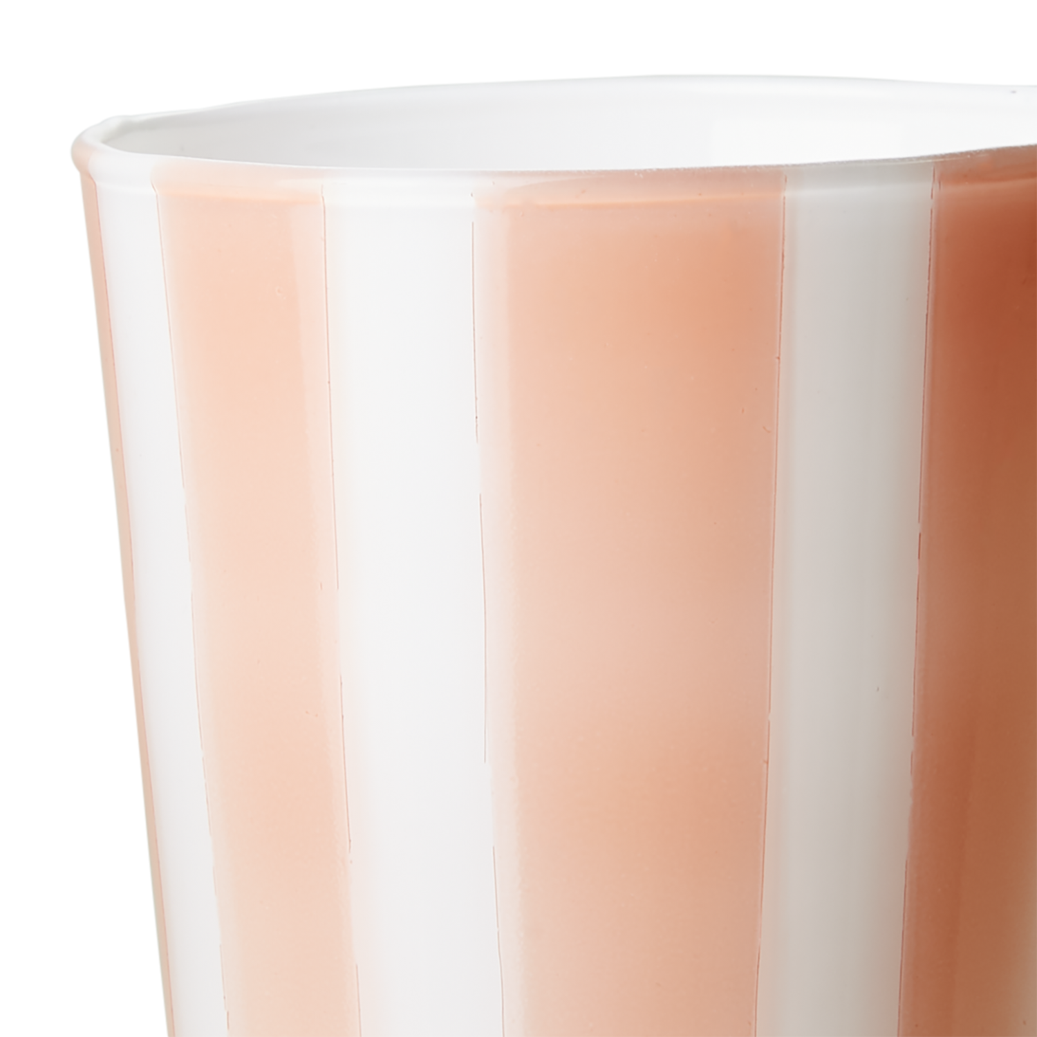 CIRCUS Teelichthalter pfirsich-weiß