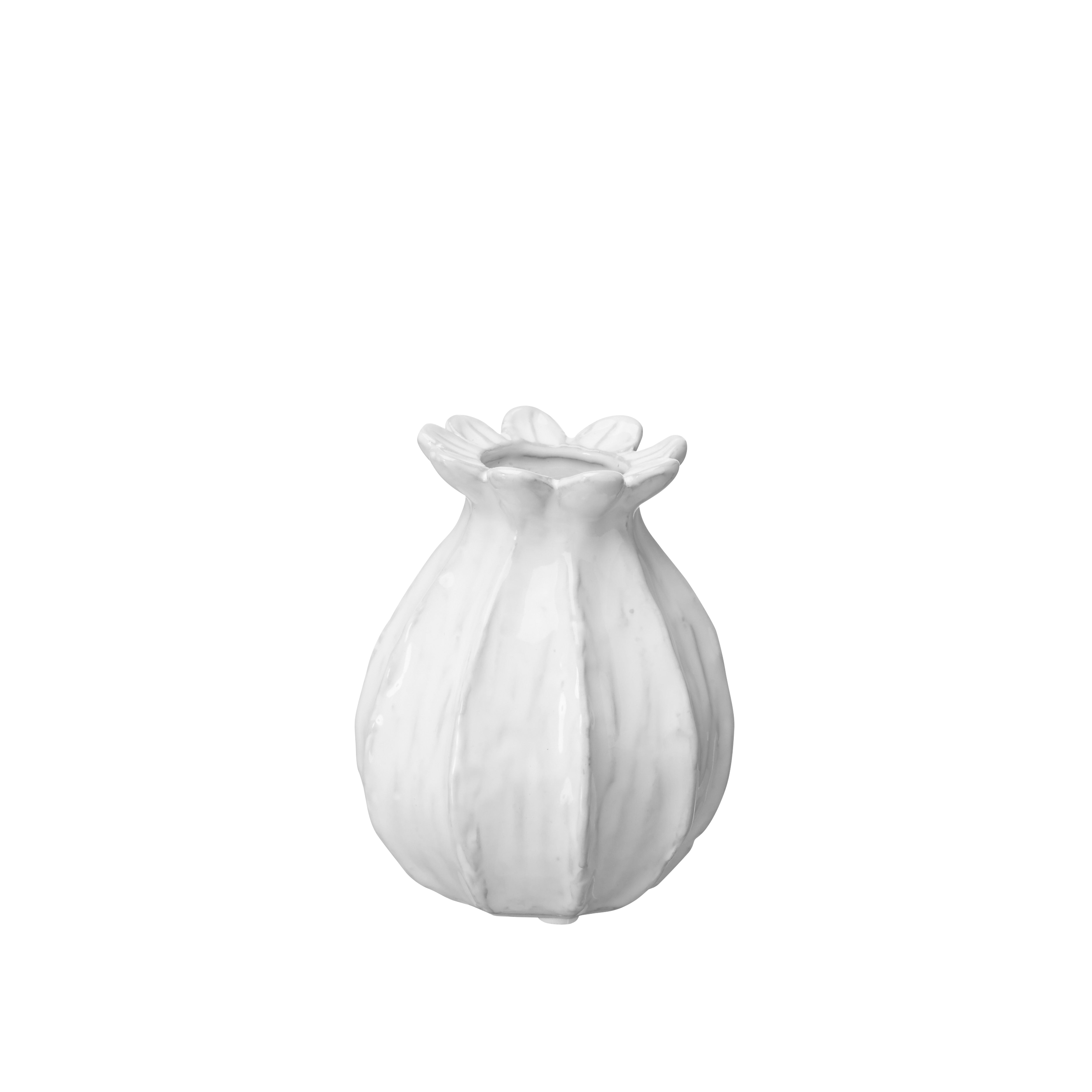 LILLIAN Vase klein weiss