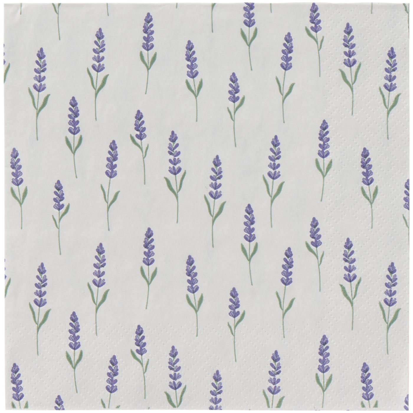 Serviette 16,5x16,5 cm Lavendel 20 Stk