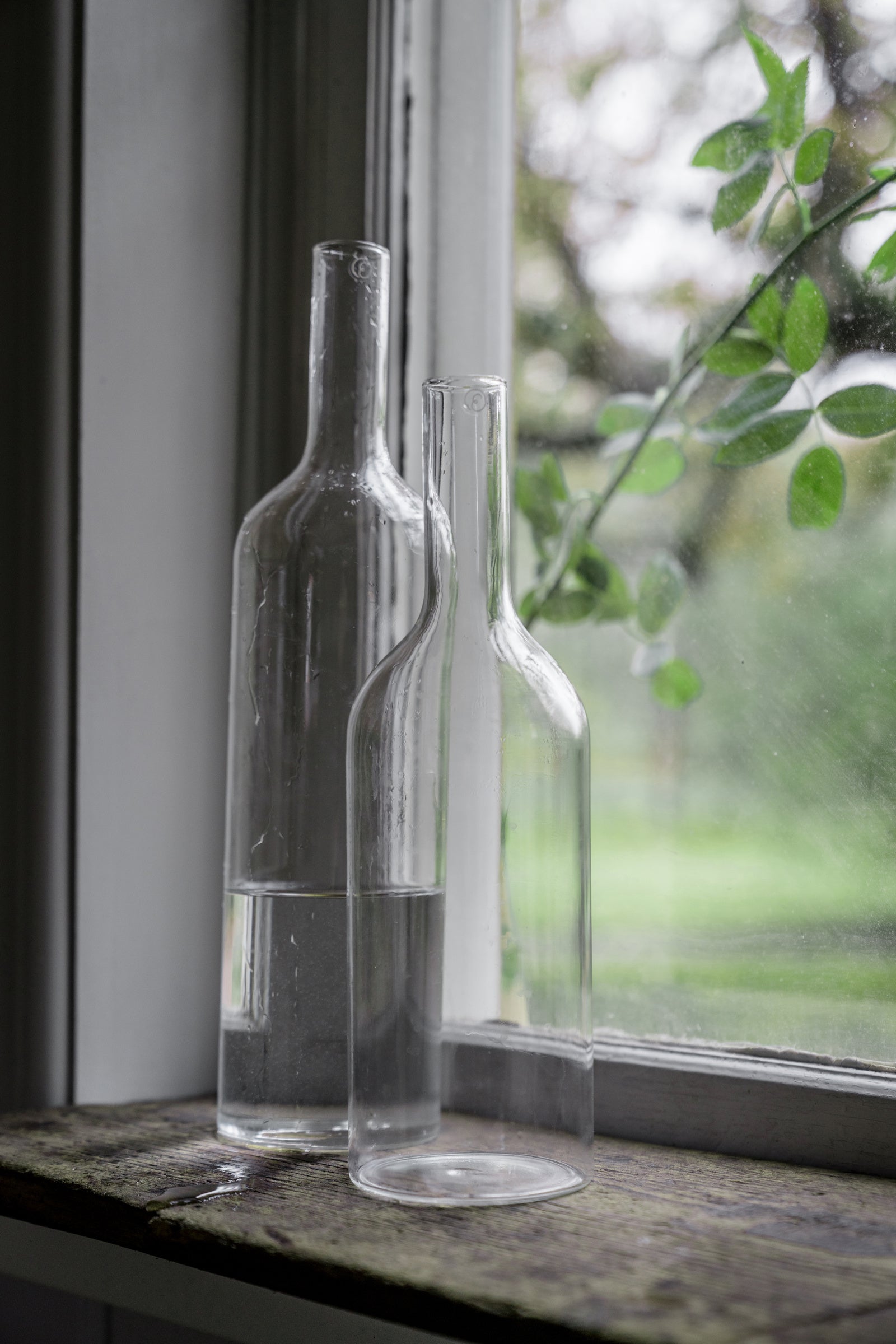 Glasflasche mit Deckel