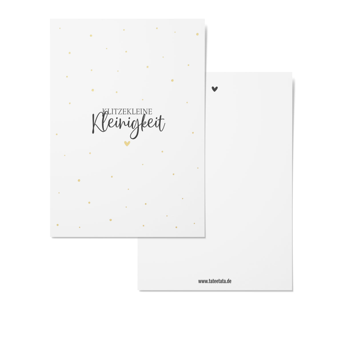 Karte Klitzekleine Kleinigkeit